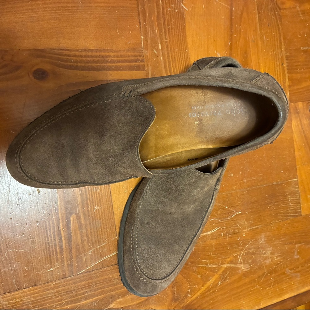 John Varvatos Dark Brown Men's Loafers